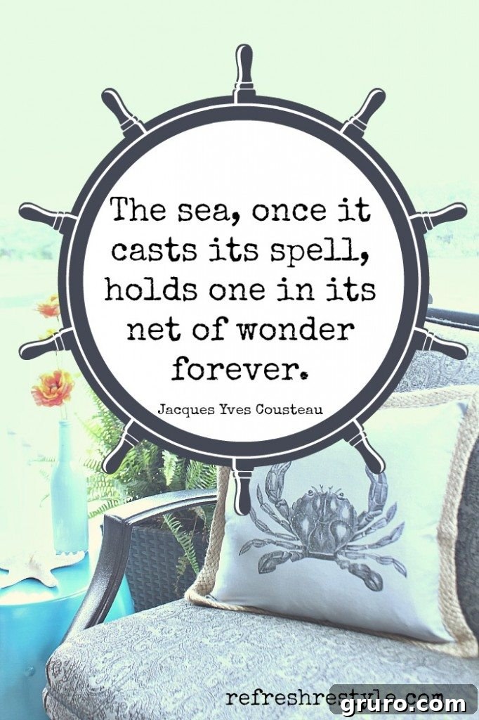 Beautiful Beach Inspired Pillow Cover for Summer