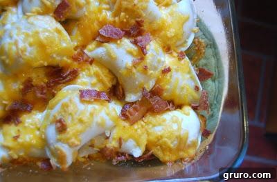 Easy 5 Ingredient Meals 3 Hearty Baked Pierogi Casserole, a comforting 5-ingredient family meal.