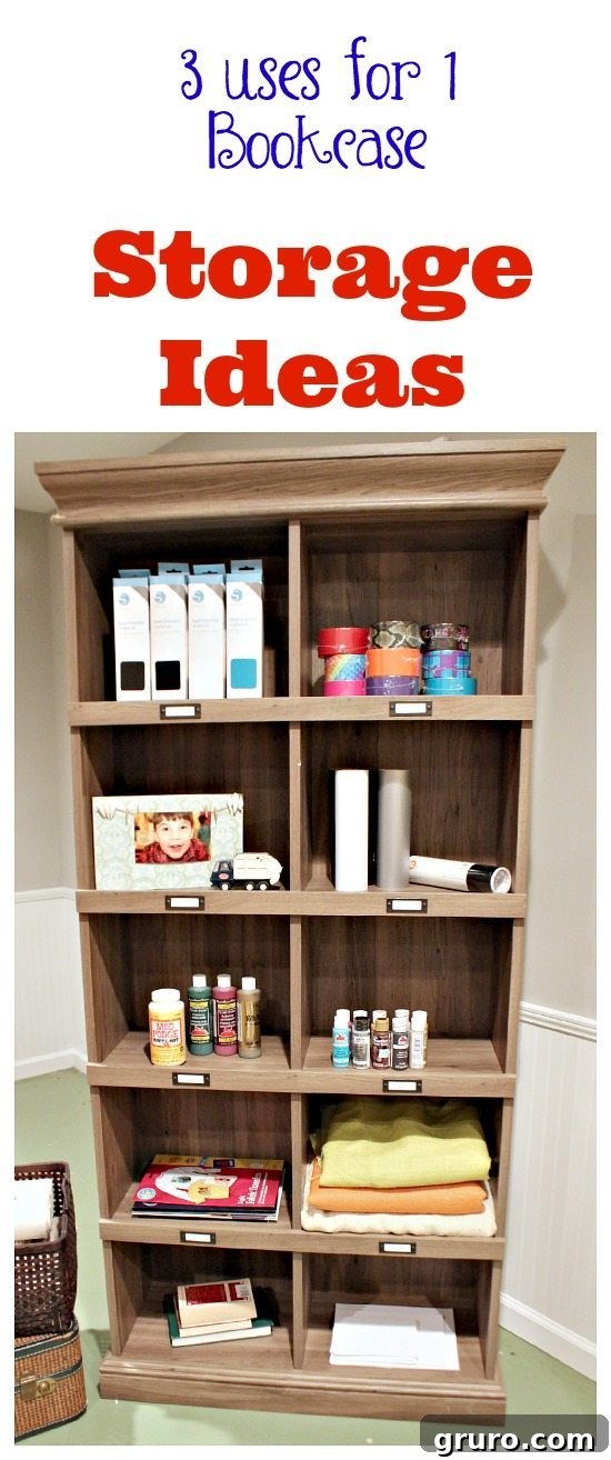 Versatile Urban Classic Bookcase in a modern home setting, showcasing its potential for various uses.