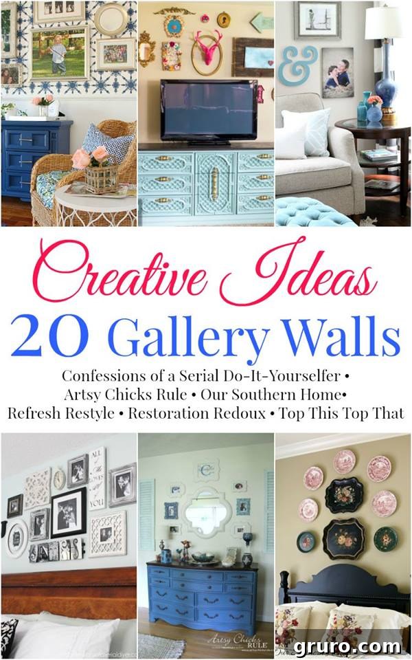 Crafting Your Perfect Gallery Wall 16 Creative Gallery Wall Ideas