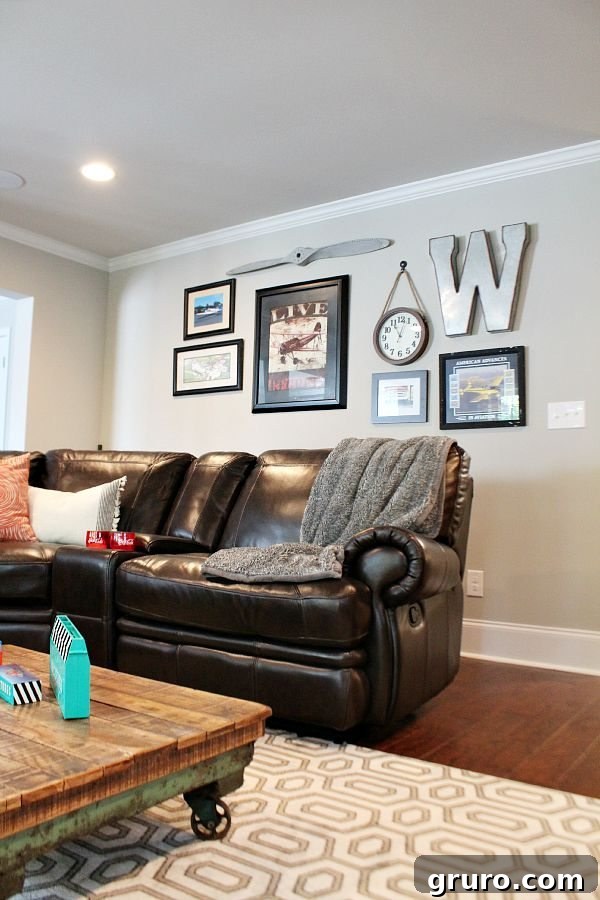 Basement decor ideas with BHG at Walmart, showcasing a stylish and functional space at refreshrestyle.com
