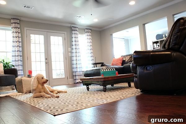 Finished basement decor designed to add significant property value to the home