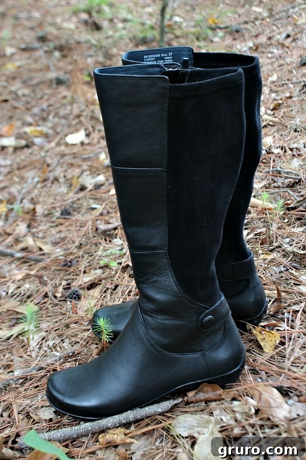 My Boots Demanded a DIY Boot Tray 5 Cute and comfy boots for fall and winter at refreshrestyle.com - Dansko Odette boots styled with a sweater
