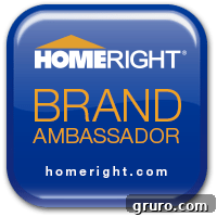 Rustic Charm Storage Cubes 3 HomeRight Ambassador logo, symbolizing partnership and DIY expertise