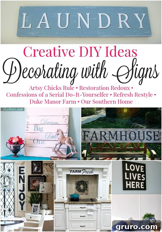 Decorating with Signs