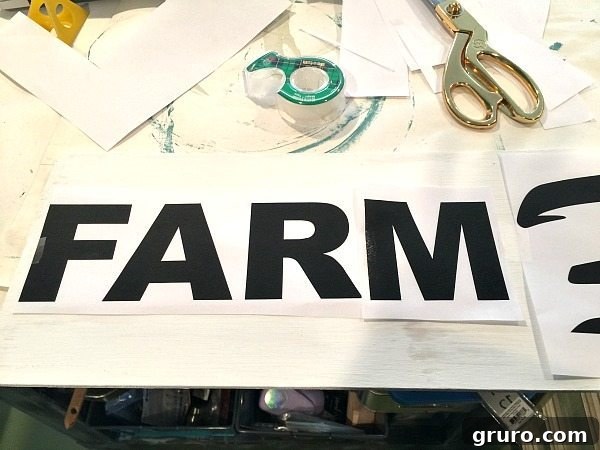 Place your print on top of the board make adjustments to center. How to make a sign the easy way.