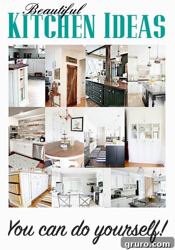 A beautifully rustic kitchen featuring a DIY barn wood accent wall