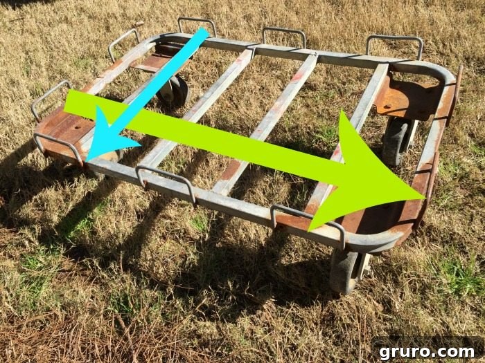 Build Your Industrial Cart Coffee Table 6 Measuring wood to create the custom top for the industrial coffee table.