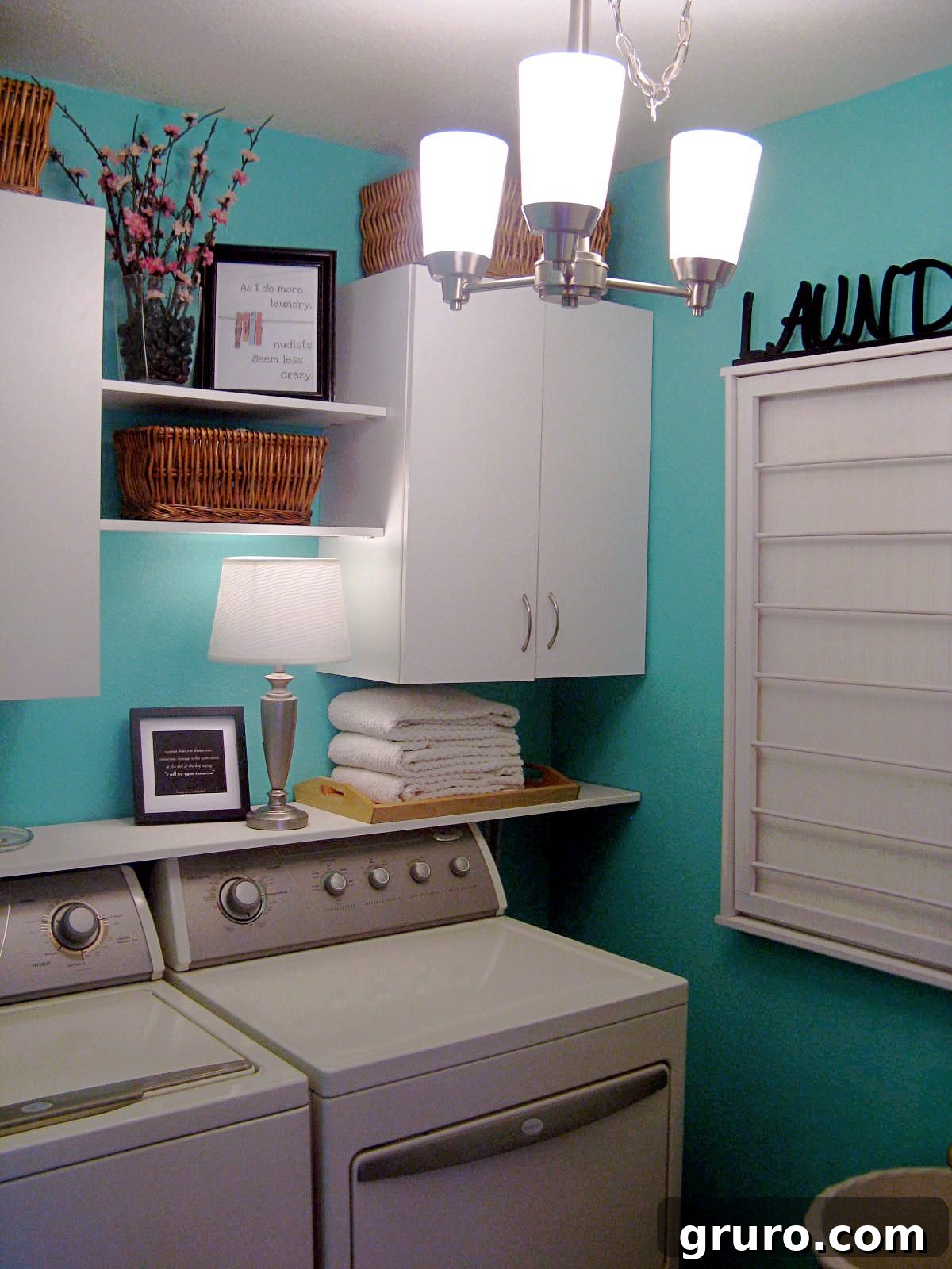 Inspiration For Moms built-in Laundry Dry Rack