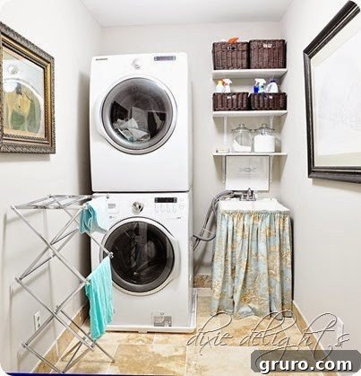 Dixie Delights stunning Laundry Room Before & After transformation