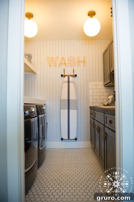 Suburban Bitches elegant Laundry Room Reveal