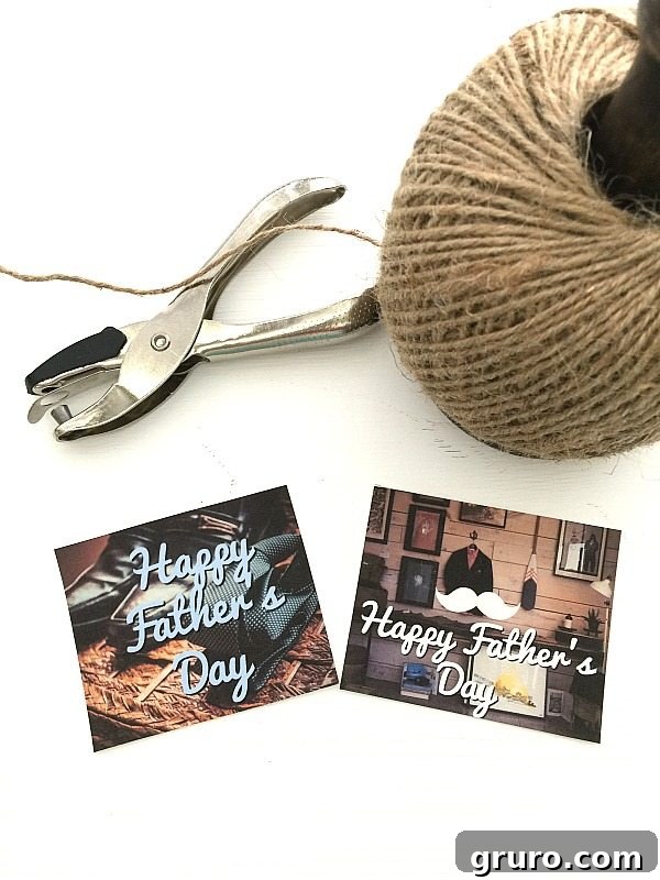 Free Printable Father's Day Cards 3 Free gift tag idea for Father's Day printable at Refresh Restyle