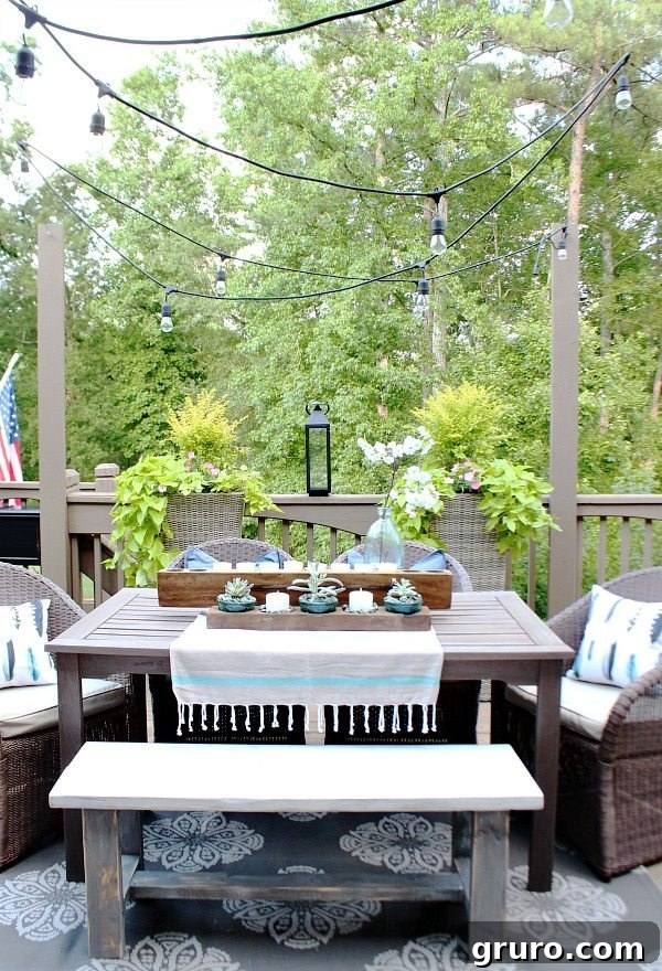 Outdoor Dining Farmhouse Bench - Perfect seating for your patio or garden