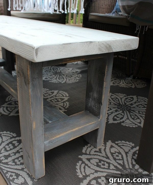 Building a Rustic Bench - Simple DIY guide for a farmhouse-style seating solution