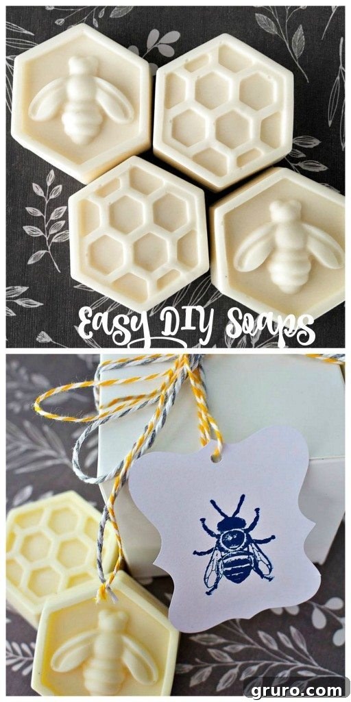 DIY Scented Bee Soap Craft Project