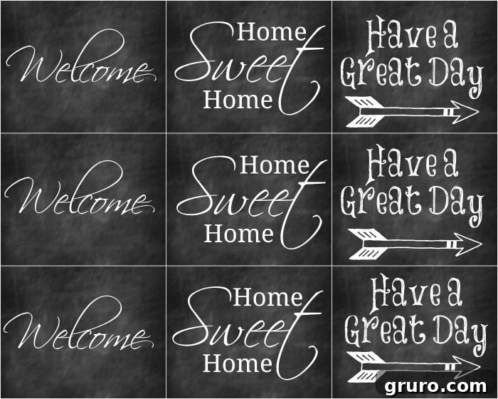 Creative chalkboard gift tags for presents, adding a handmade and unique touch