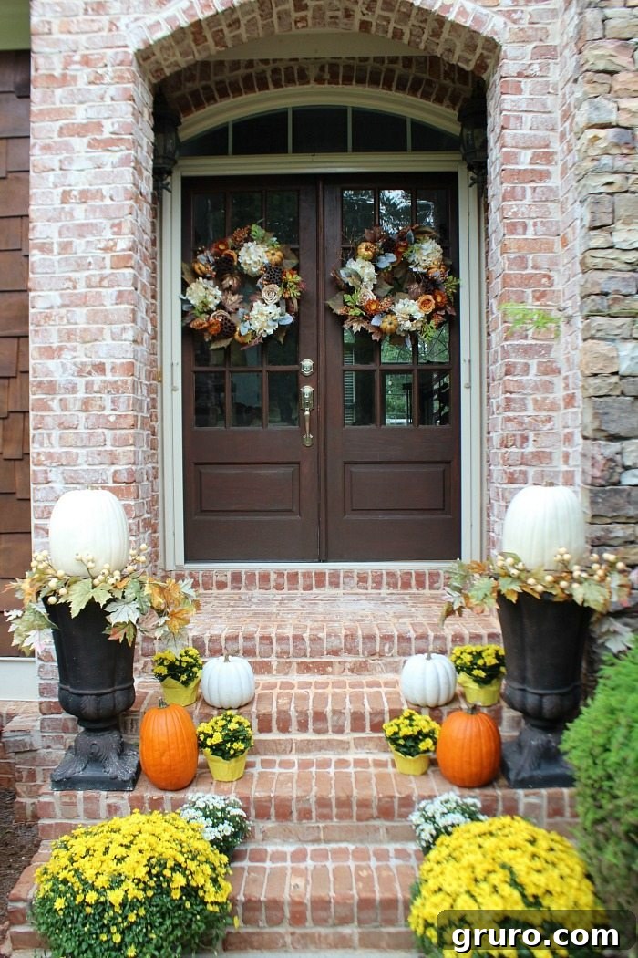 mums-and-pumpkins-fall-front-door-idea-at-refresh-restyle mums-and-pumpkins-fall-front-door-idea-at-refresh-restyle