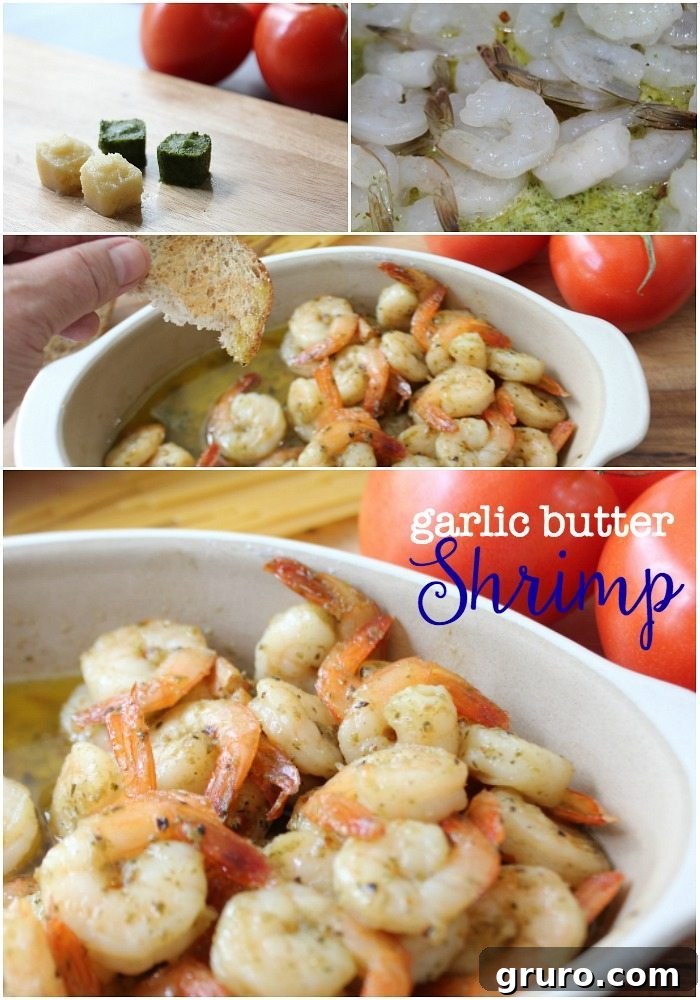 Garlic Butter Shrimp cooked quickly for a delicious and easy meal