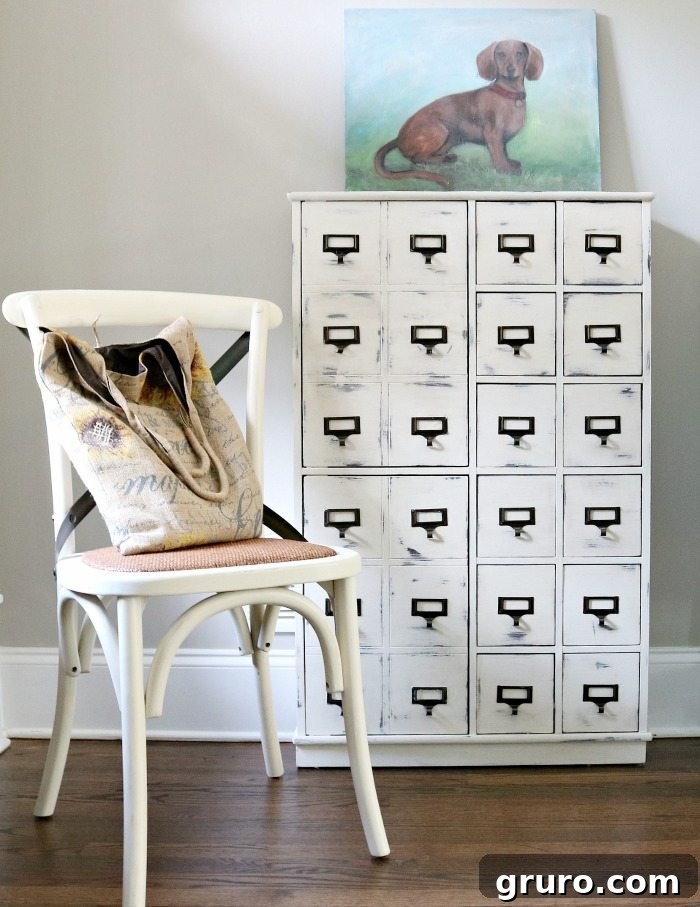 Stunning Apothecary Makeover with Chalk-Based Paint from Maison Blanche