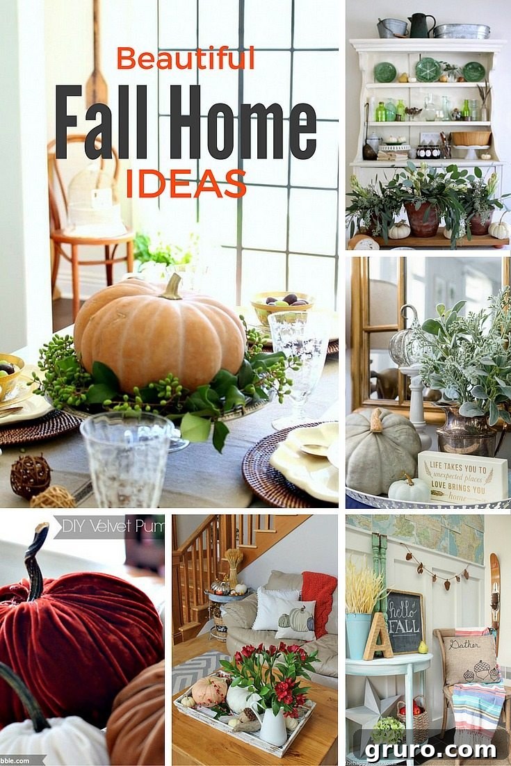 Beautiful Fall Home Decor Ideas and Inspiration