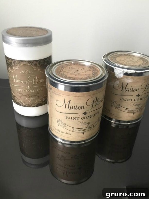 maison blanche matte varnish and vintage furniture paint ideas