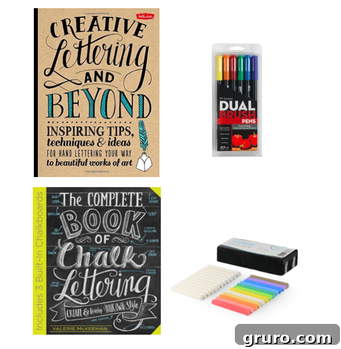 Creative Hand Lettering and Chalk Art Supplies