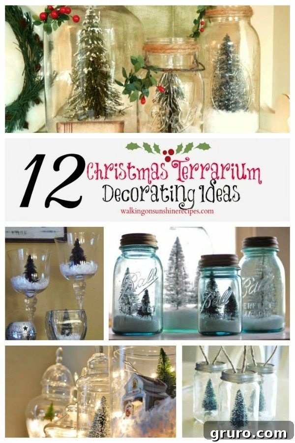 Creative Christmas Terrarium