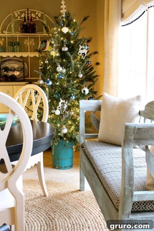 Enchanting Christmas Tree Displays 5 Christmas Tree in a Ice Cream Churn