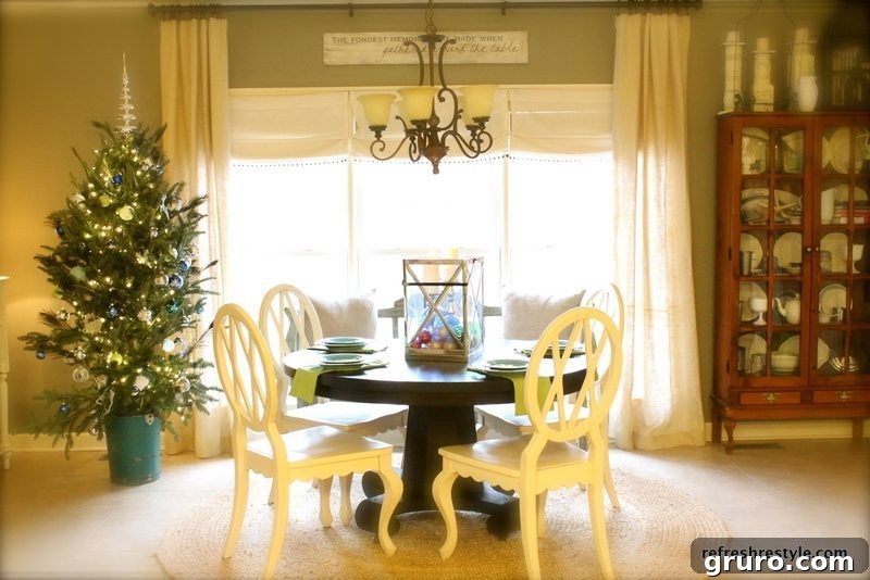 Enchanting Christmas Tree Displays 6 Christmas Tree view from the sink