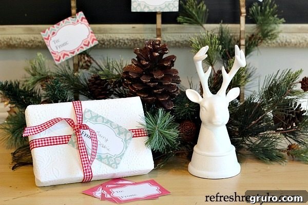 Sparkling Holiday Inspiration 13 Free Vintage Gift Tags Christmas