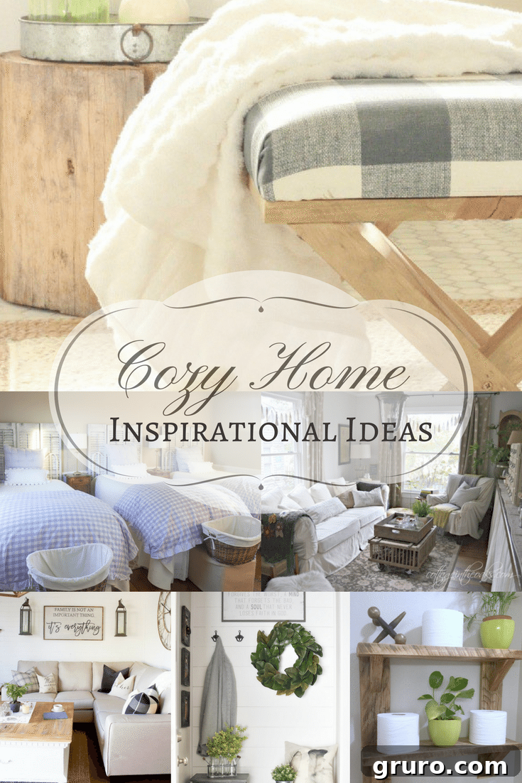 Cozy Home Interior Decorating Ideas with Warm Tones and Rustic Accents