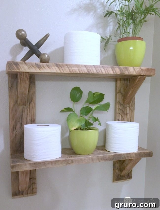 Easy To Build Wood Shelves DIY Project for Home Organization and Decor by My Love 2 Create