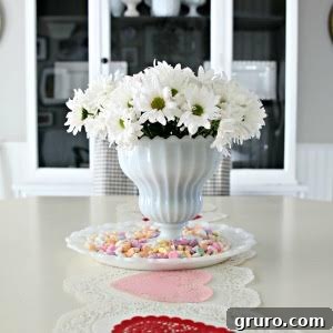 Frosty Chalkboard Inspiration 14 Quick Valentine's Table Decor Idea from Today's Creative Life