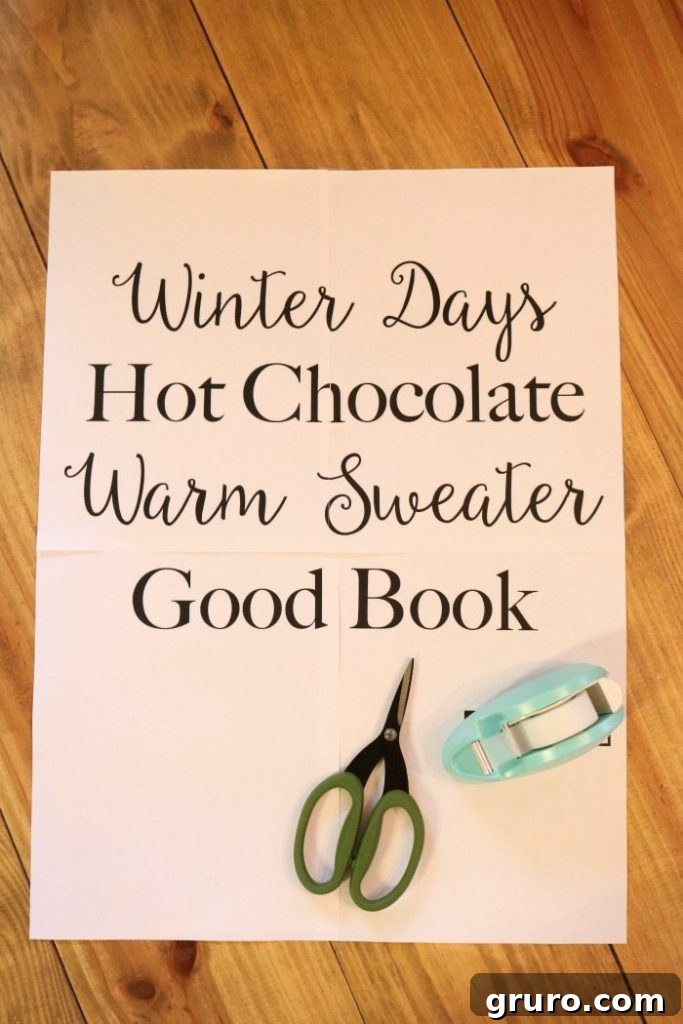 Frosty Chalkboard Inspiration 6 Printed Template for Winter Chalkboard Quote Design