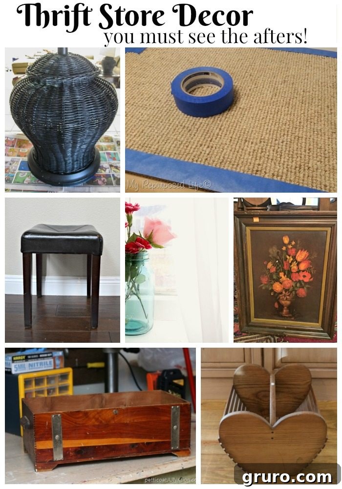 Barn Chic Tote 10 Amazing Thrift store decor makeovers