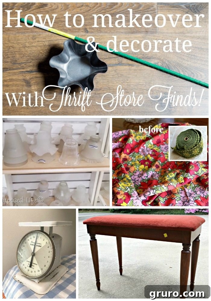 Revitalizing Vintage Kitchen Scales 11 How to makeover and decorate with thrift store finds: a collection of DIY projects