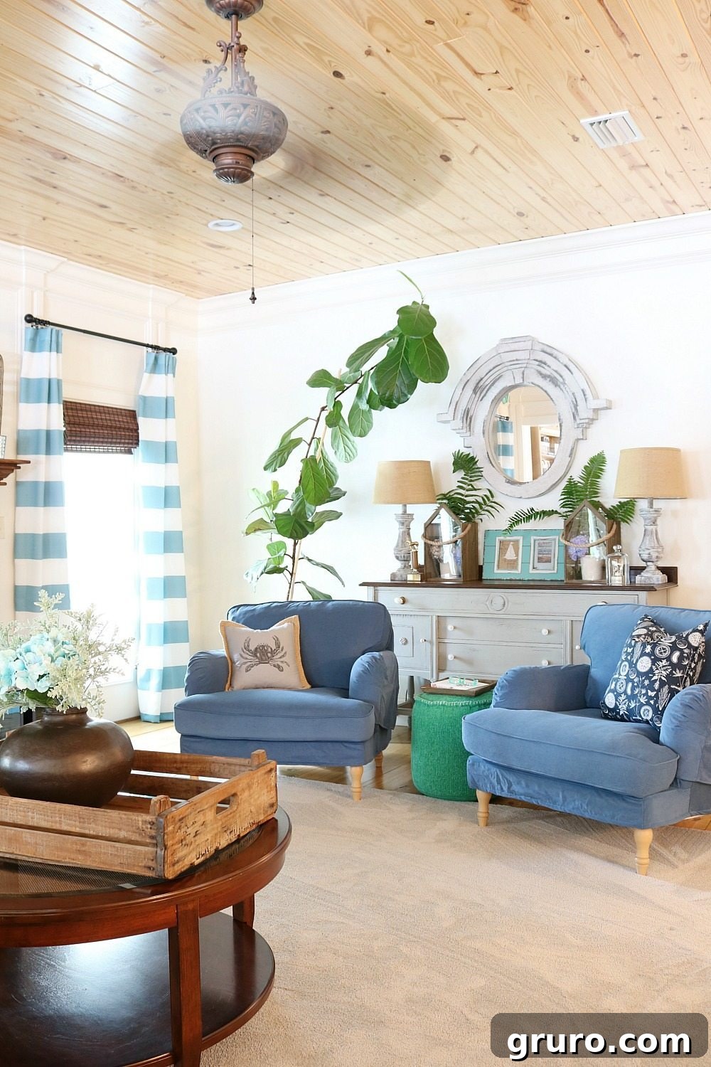 Mix of greens and blues for summer at Refresh Restyle