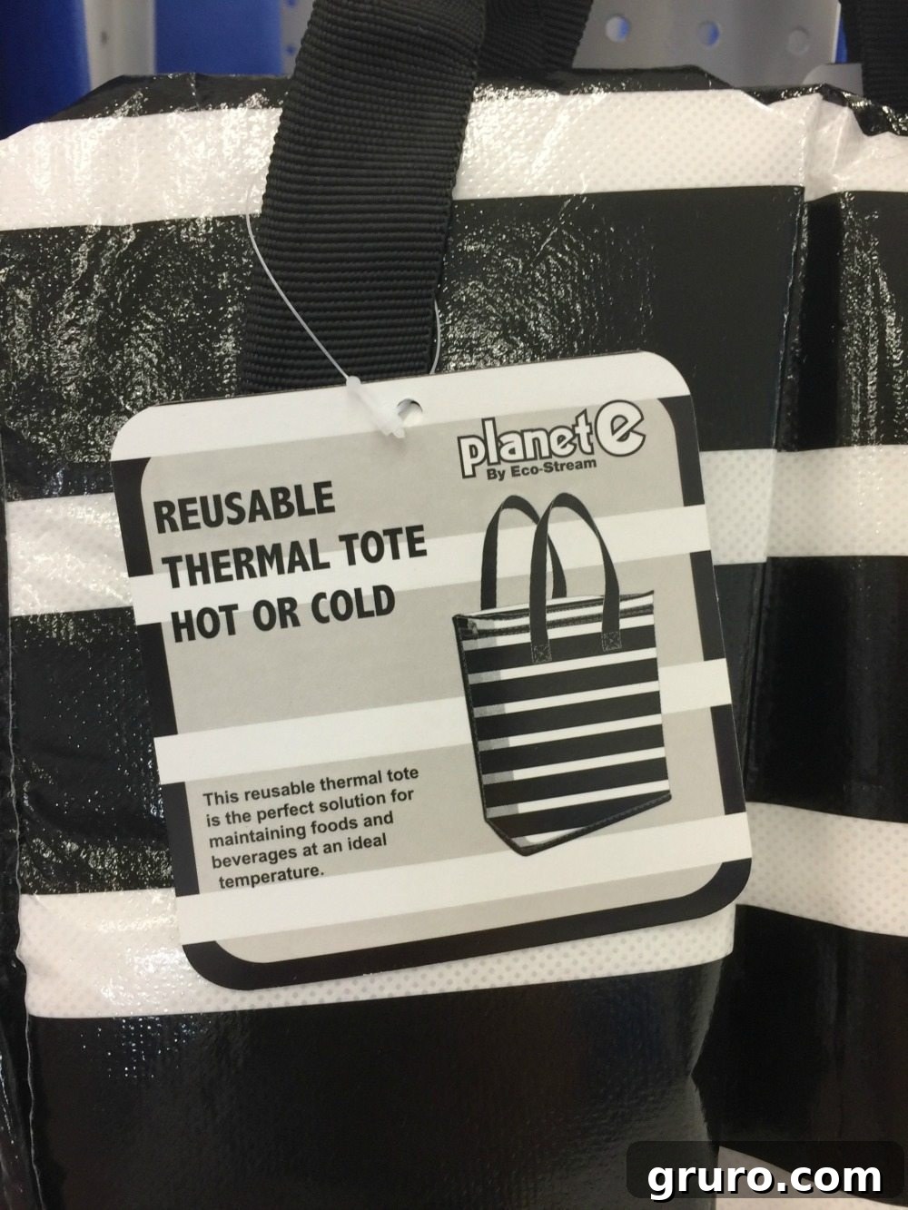 Reusable thermal tote perfect for beach days too
