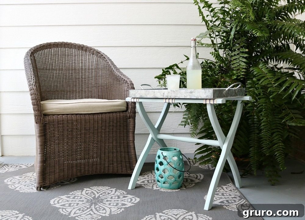 Creative Luggage Solutions 9 Refurbished luggage rack transformed into a stylish bedside or living room side table