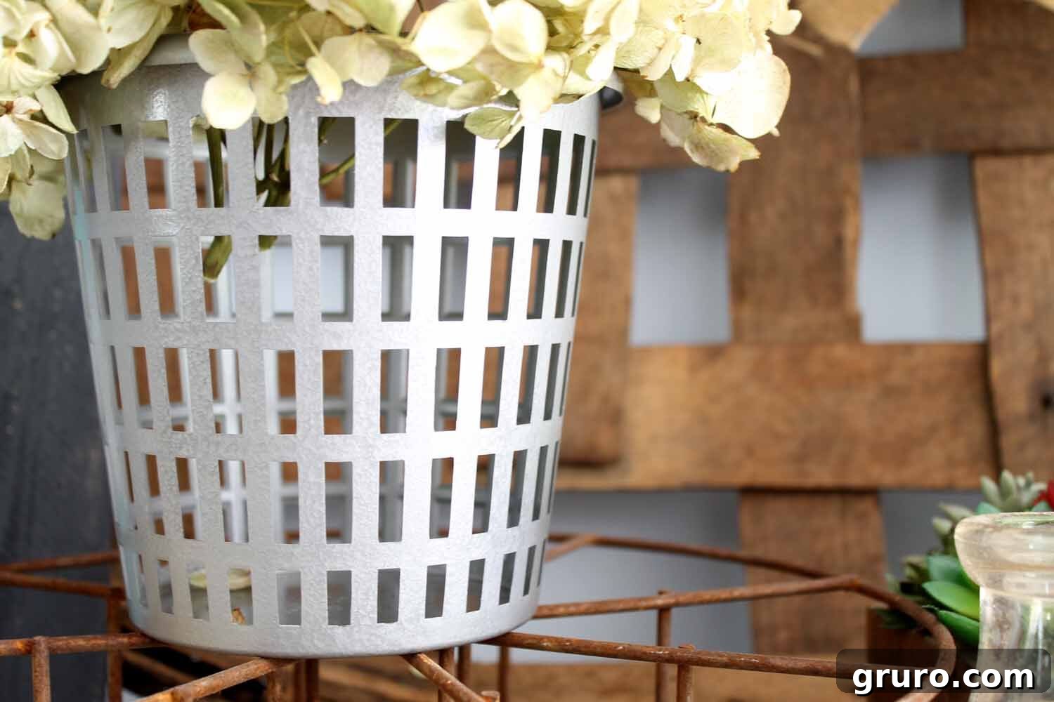 Make these Olive Basket DIY made easy DIY olive basket transformation using cheap plastic baskets