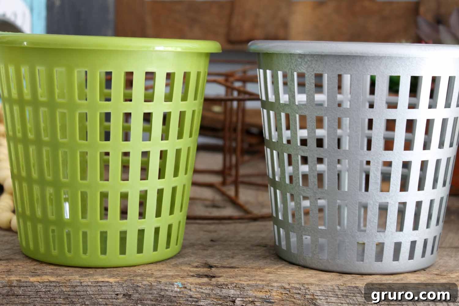 Craft Your Own Olive Basket 5 Upcycled olive baskets are easy to create for home decor