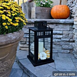Elegant Plume Place Cards 10 Cozy autumn lantern decor ideas