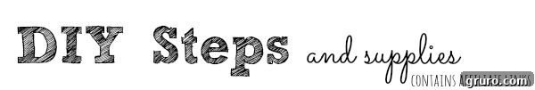 DIY steps for makeover graphic