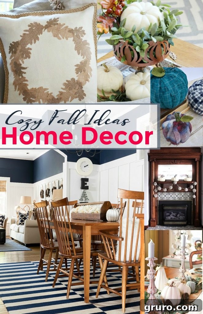 Fall Nesting: Decorating for Warmth 2 Cozy Fall Home Decor Ideas: A collection of autumn inspiration