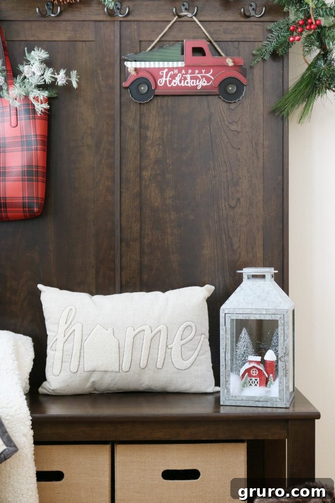 Grand Christmas Welcome 4 Festive entry for the holidays