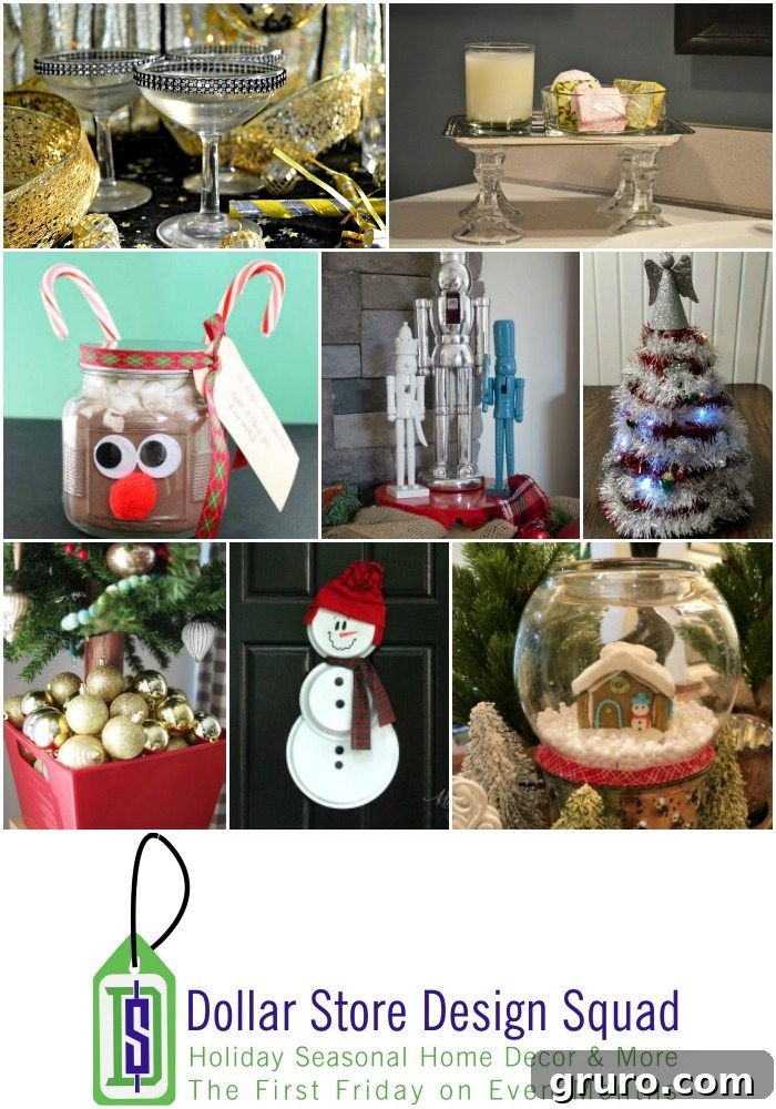 Whimsical Gingerbread Snow Globe 12 Dollar Store Design Squad Christmas 2017 banner showcasing collaborative craft ideas