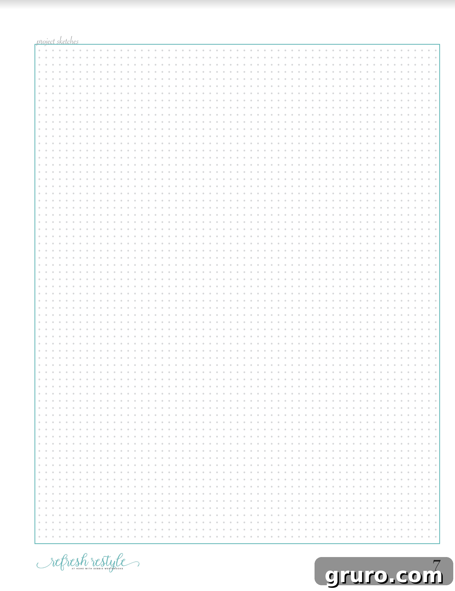 Project Sketch Page - Brainstorm and Visualize Your Ideas