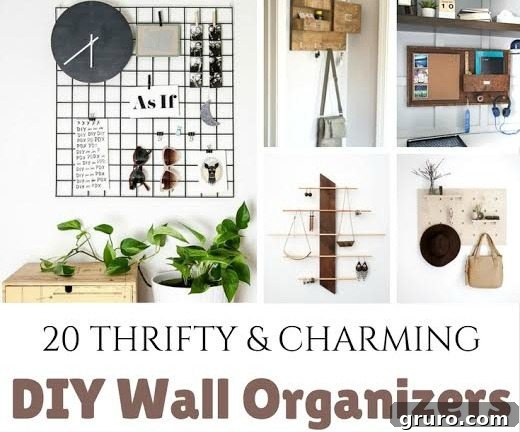 Clever DIY Wall Organization Hacks 3 Inspiring ways to create DIY Wall Organizers