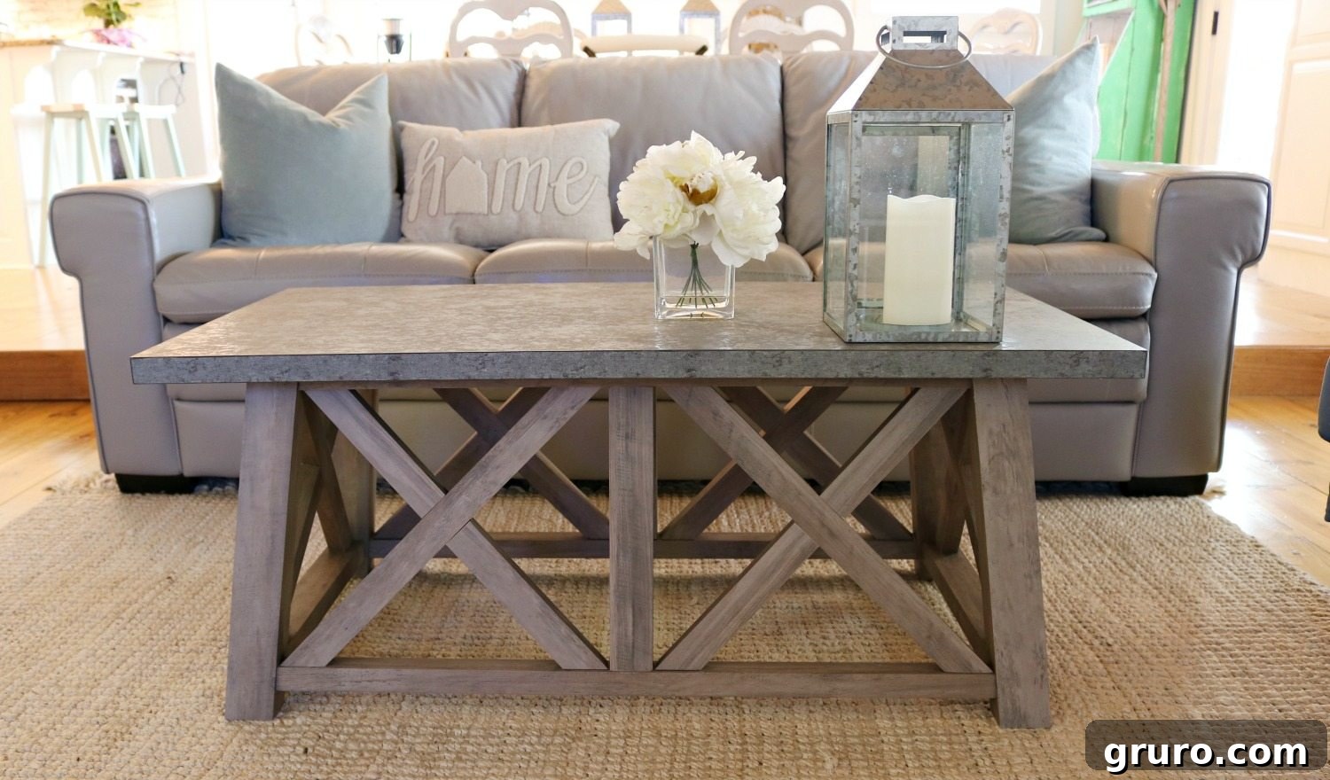 A beautiful farmhouse-style coffee table, perfect for enhancing the aesthetic and functionality of any living room. Featured product from Better Homes & Gardens at Walmart.