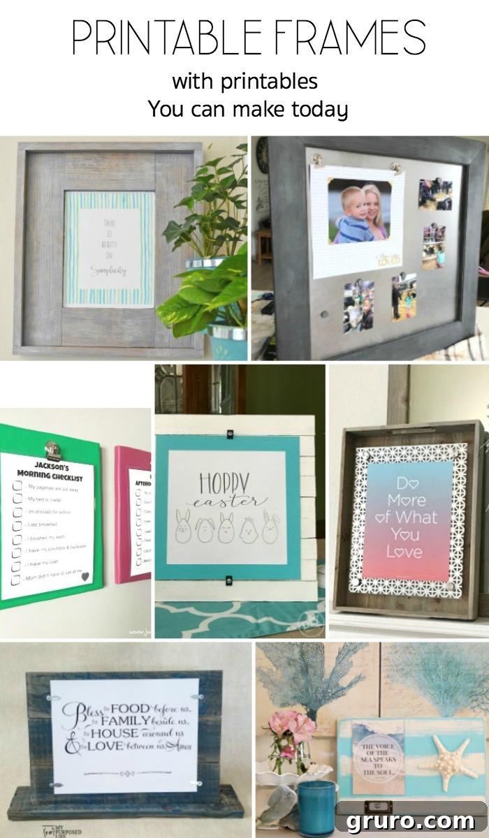 Design Your Own Photo Showcase 6 Collection of DIY photo display and frame ideas from various bloggers